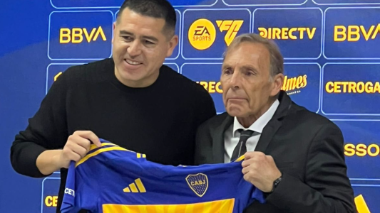 Russo asumió en Boca y habló de su salida de San Lorenzo: "Se dijeron michas cosas y tonterías"