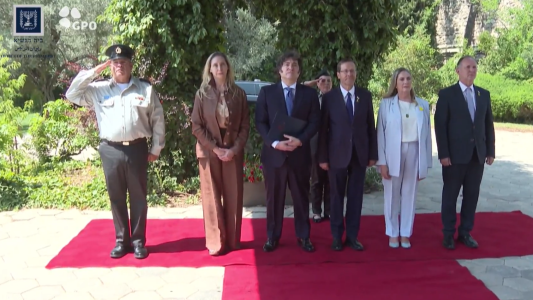 Gira por Irsael: Javier Milei se reunió con su par Isaac Herzog y con Benjamin Netanyahu