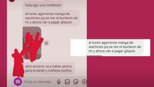 Amenazas de muerte en un colegio