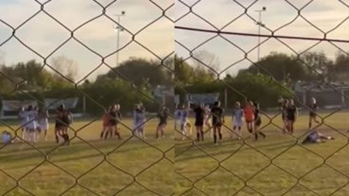 Violento cierre en un partido de fútbol femenino: disturbios, empujones y una jugadora fracturada
