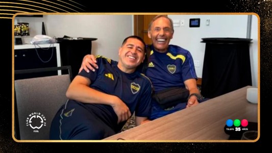 "Todos juntos, vamos Boca": Riquelme y Russo, unidos antes del choque con el Bayern Múnich