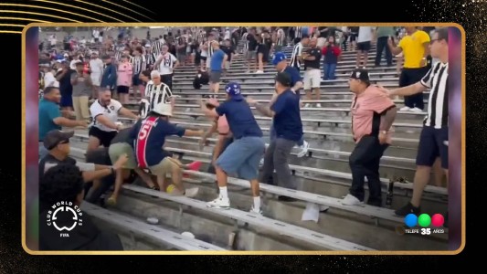 Hinchas del Botafogo golpearon a simpatizantes del Paris Saint Germain en el gol del equipo brasileño