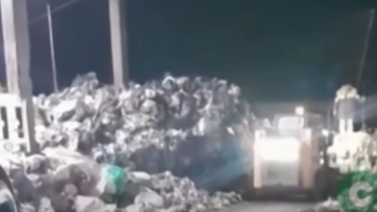 Desesperada búsqueda de una mujer en un basural: temen que haya quedado bajo los residuos