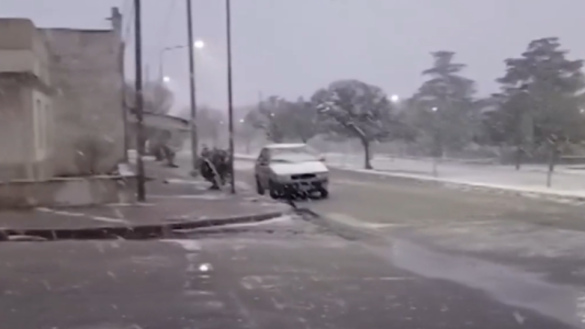 Ola de frío polar: nevadas en la provincia de Buenos Aires