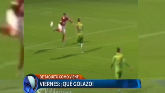 El golazo del viernes: de taquito, como viene