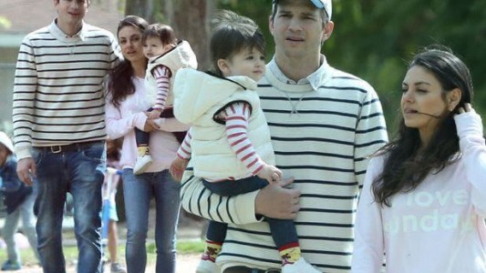 Los hijos de las estrellas Mila Kunis y Ashton Kutcher vivirán "como pobres"