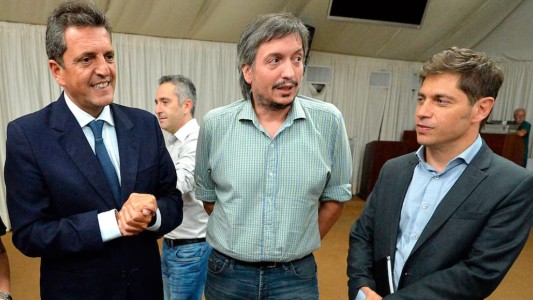 Kicillof, Máximo Kirchner y Massa acordaron la unidad del peronismo en PBA