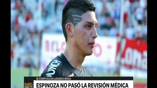 Se complica el pase de Espinoza a Boca