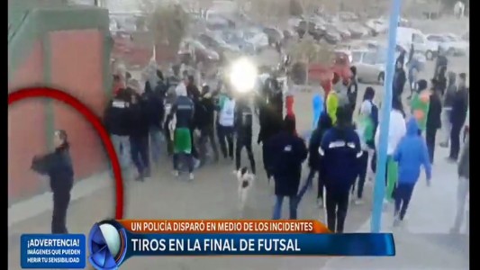 Batalla campal y tiros en la final de futsal