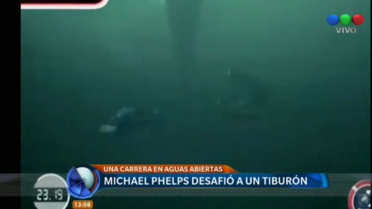 Michael Phelps perdió ante un tiburón