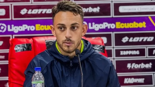 El hijo de Marcelo Gallardo fue denunciado por insultos racistas en el fútbol ecuatoriano