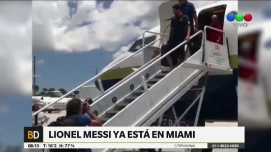 Messi ya está en Miami