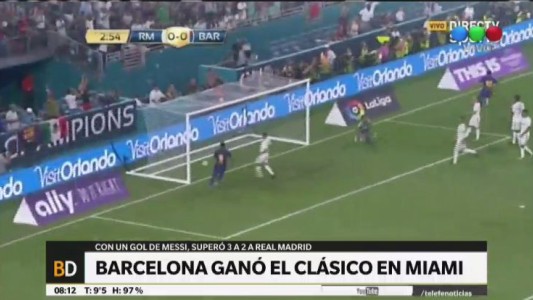 El video del golazo de Messi en la victoria de Barcelona contra Real Madrid