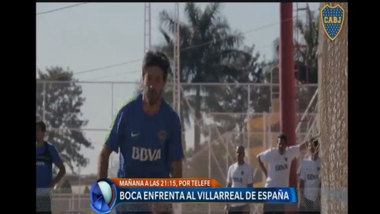 Boca enfrenta a Villarreal, por Telefe