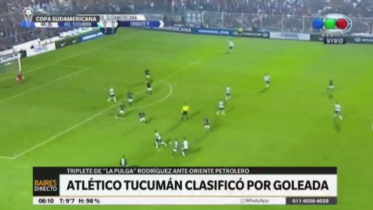 Atlético Tucumán avanzó a octavos gracias a "La Pulga" Rodríguez