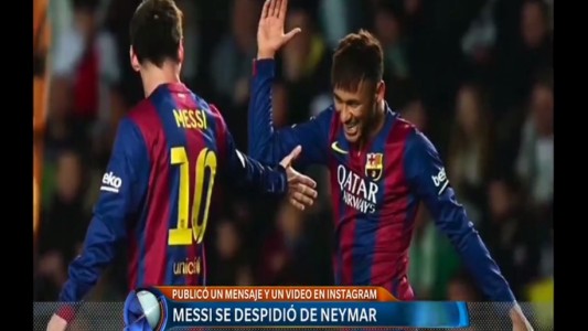 "Fue un placer enorme haber compartido todos estos años con vos, amigo": Messi se despidió de Neymar