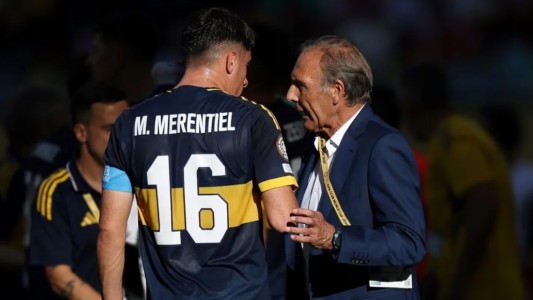 Boca: Merentiel se arregló con Russo y volverá a ser titular ante Racing