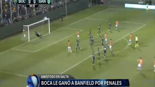 Boca le ganó a Banfield por penales