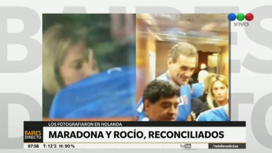 Maradona se reconcilió con Rocío Oliva