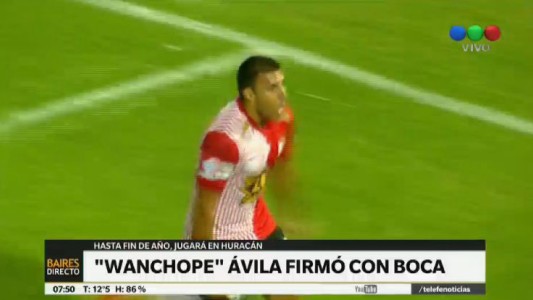 Wanchope Ábila firmó con Boca pero jugará en Huracán