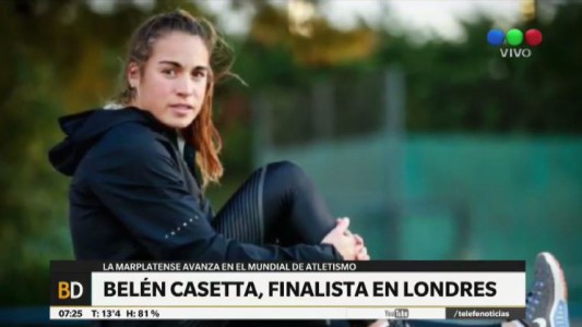 Mundial de Atletismo: Belén Casetta hizo récord sudamericano y se clasificó a la final