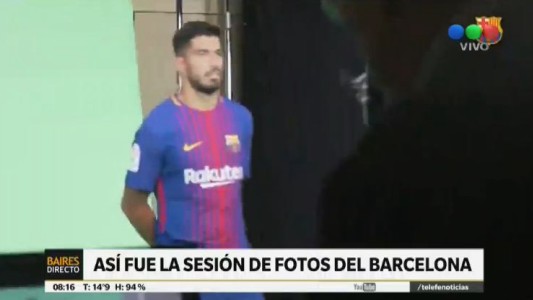 Así fue la sesión de fotos del Barcelona