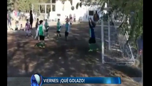 Joven promesa de Eduardo Castex, en el golazo del viernes
