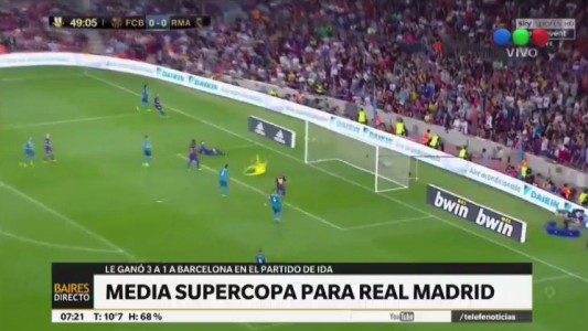 El Real Madrid venció al Barcelona por 3-1 en la ida de la #Supercopa