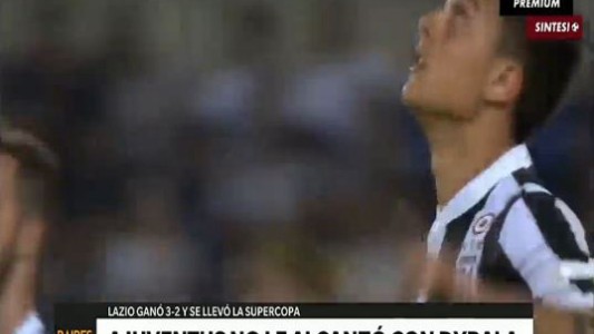 Dybala metió dos, pero a Juventus no le alcanzó