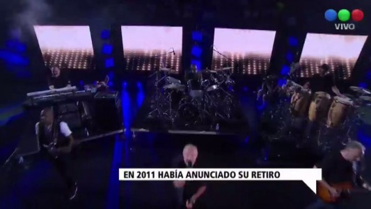 Phil Collins volvió a los escenarios en la apertura del US Open