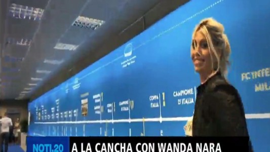 A la cancha con Wanda Nara