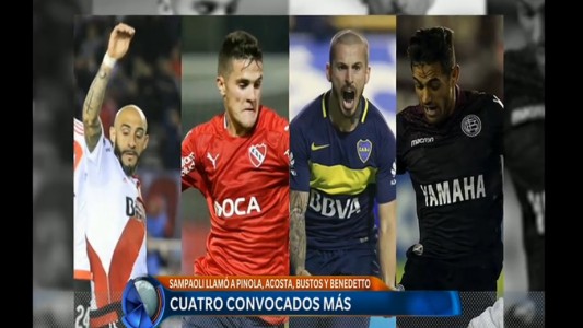 Sampaoli convocó a Pinola, Bustos, Benedetto y Acosta