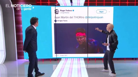 Delpo en llamas: los elogios de Federer y los mimos de Jimena Barón