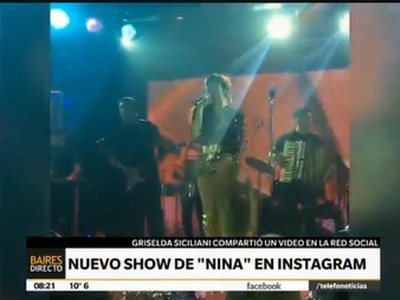 El show de "Nina" en Instagram