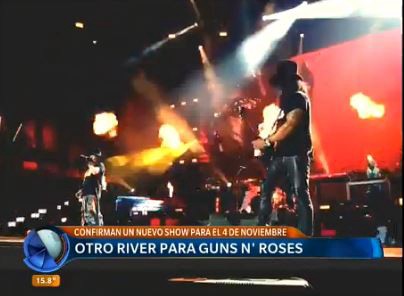 Otro River para Guns N'Roses