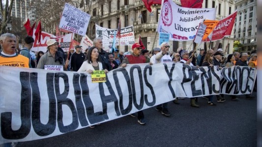 Los jubilados y el sindicalismo combativo marchan este miércoles desde el Congreso a Plaza de Mayo