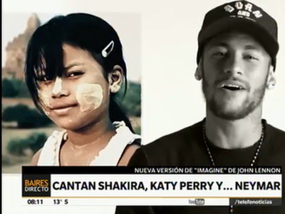 Nueva campaña de Unicef: cantan Shakira, Katy Perry y hasta Neymar