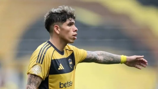 Palacios no terminó la práctica en Boca y quedó descartado para el partido ante Defensa y Justicia