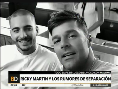 Rumores sobre una supuesta separación de Ricky Martin