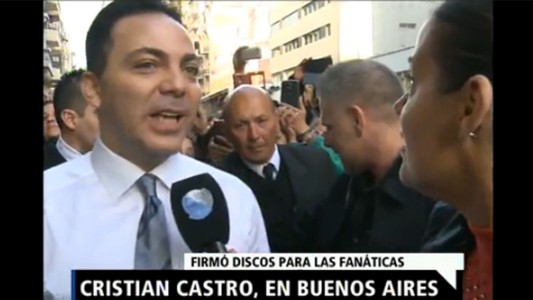 Cristian Castro cantó con Los Totora