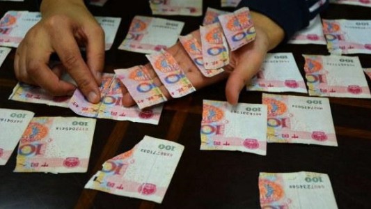 Un nene rompió dinero equivalente a 7000 dólares mientras jugaba a despedazar papeles