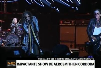 Córdoba vibró con Aerosmith