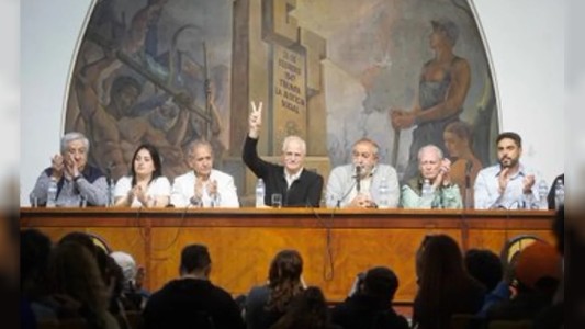 La CGT hizo un acto con Taiana y llamó a "reventar las urnas" con Fuerza Patria