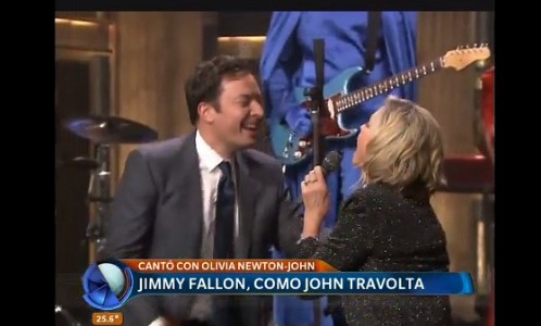 Jimmy Fallon, como John Travolta
