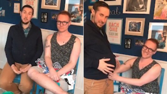 Una pareja gay de EE.UU. espera su primer hijo biológico