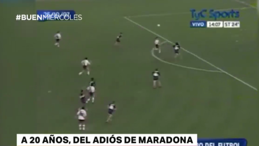Se cumplen 20 años del adiós de Maradona
