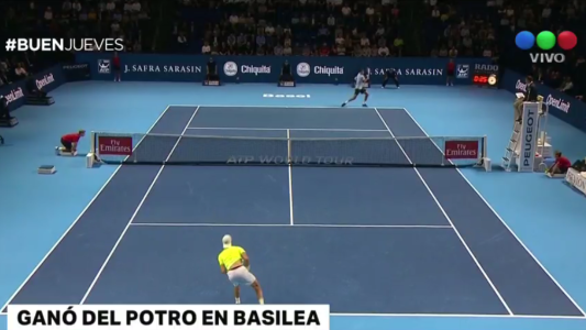 Juan Martín Del Potro ganó en Basilea