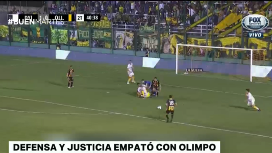 Defensa y Justicia empató con Olimpo
