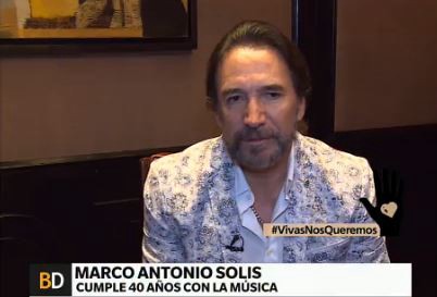 Marco Antonio Solís cumple 40 años con la música