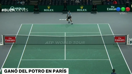 Ganó Del Potro en París